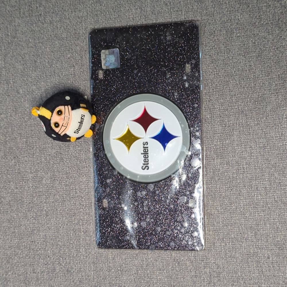 Wincraft License Plate & TY keychain puff
